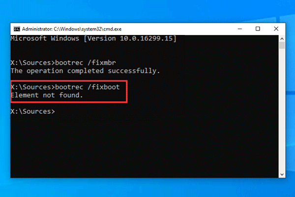 bootrec /fixmbr the system cannot find bootrec /fixmbr the system cannot find
