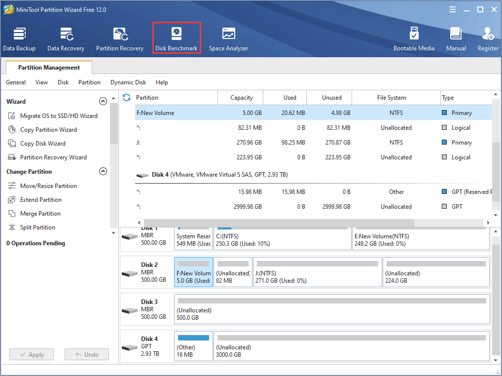 click Disk Benchmark