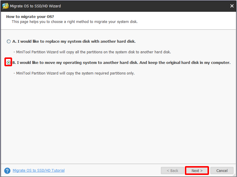 choose a right method to migrate system disk