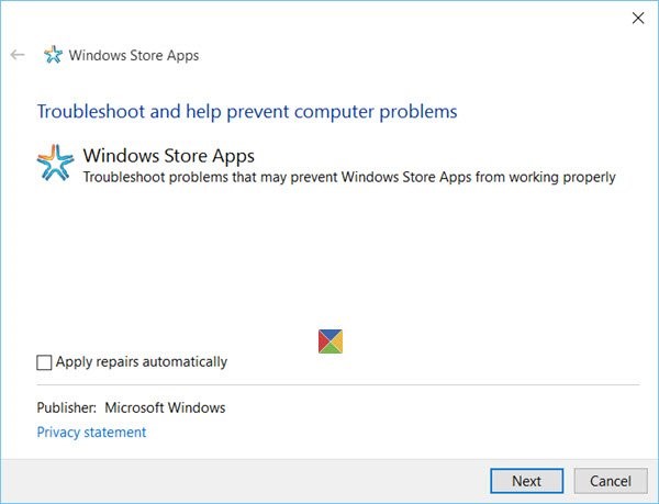 troubleshooting Microsoft apps store issues