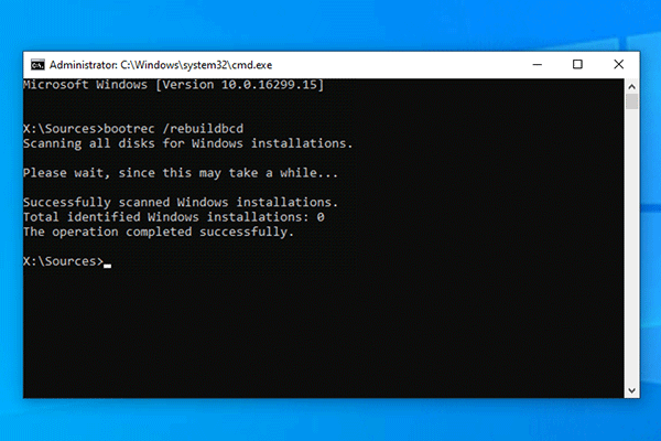 total identified Windows installations 0