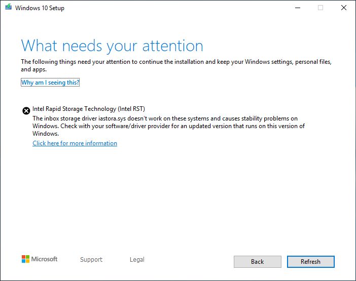 the inbox storage drive cannot work on these systems