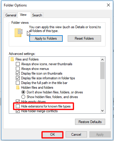 How to Change a File Extension in Windows 10?