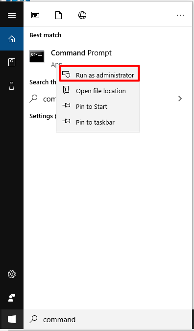 command prompt
