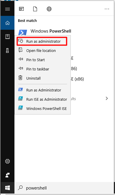 open PowerShell