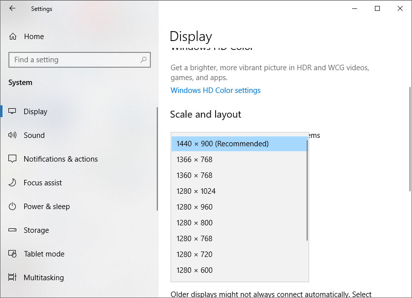 How To Check And Change Screen Resolution Settings In Windows 10