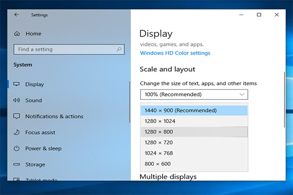 How To Check And Change Screen Resolution Settings In Windows 10