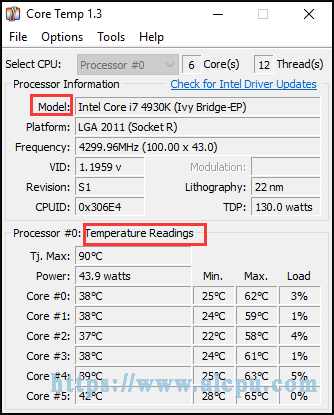 windows monitor cpu temperature