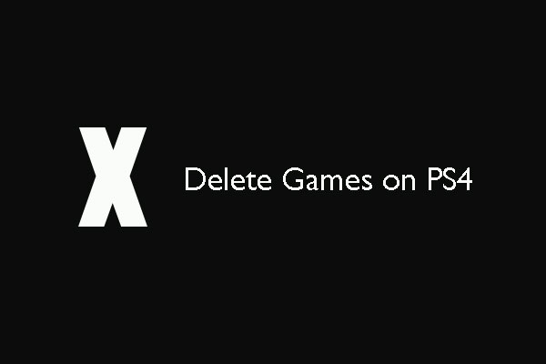 delete games on PS4