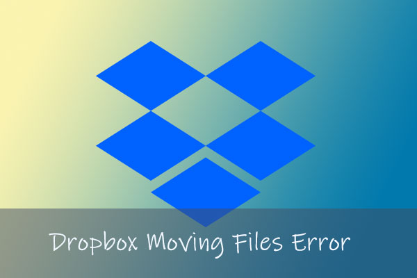 dropbox moving files error thumbnail
