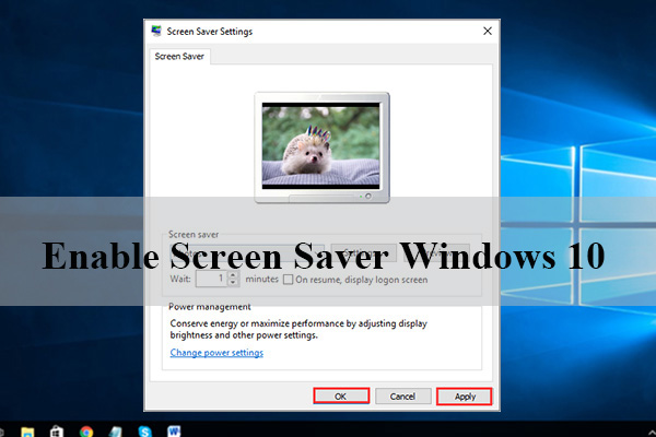 how to download screensavers windows 10
