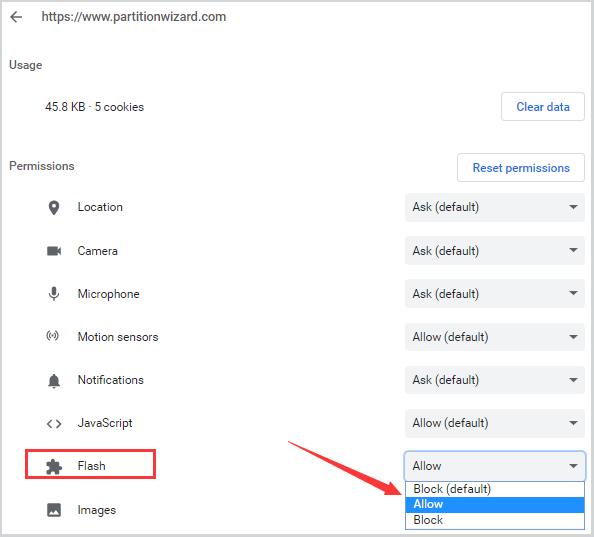 adobe flash not working on chrome for seating chart