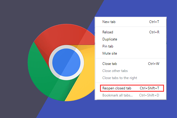 how to reopen a closed tab thumbnail