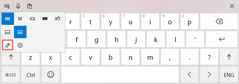 Tutorial on how to use the touch keyboard in windows 10
