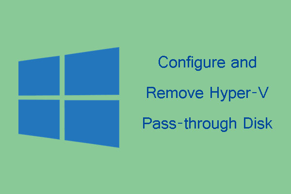 hyper v pass through disk thumbnail