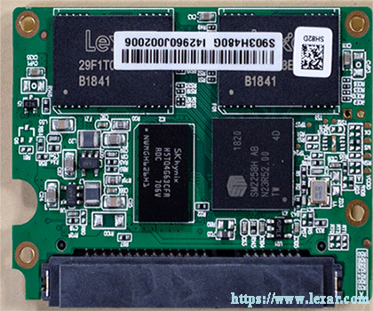 the internal structure of NS200 SATA SSD