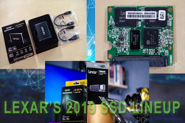 LEXAR’S 2019 SSD LINEUP: NVME, SATA, and USB-C DRIVES