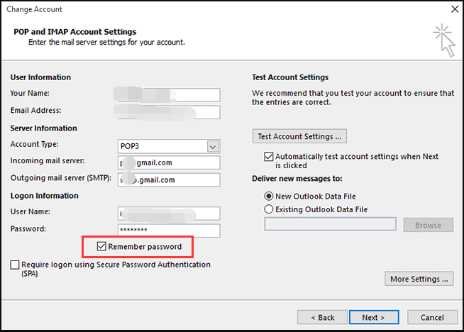 windows 10 microsoft outlook 2013 keeps asking for password