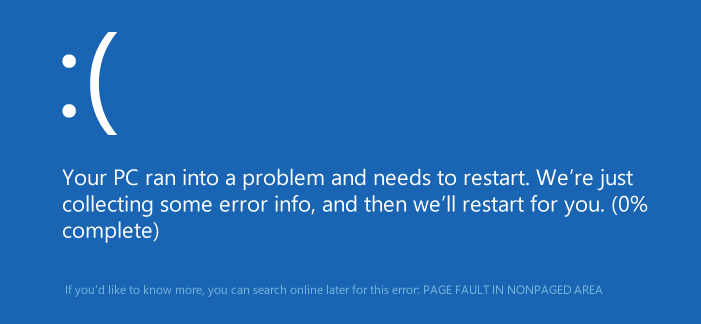 PAGE_FAULT_IN_NONPAGED_AREA error
