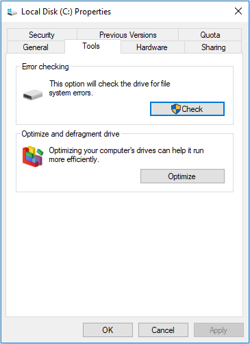 error checking
