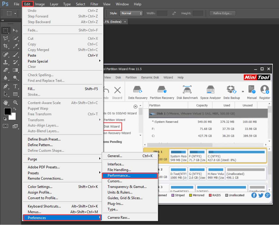 cant open photoshop 7 scratch disks full cant open photoshop 7 scratch disks full