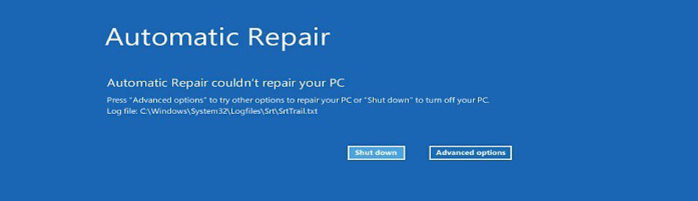 automatic repair couldn't repair your PC