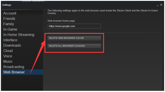 clear the web browser cache and cookies