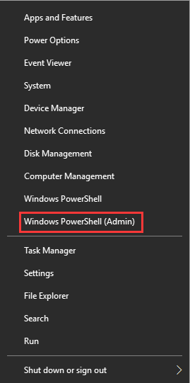 run Powershell as administrator