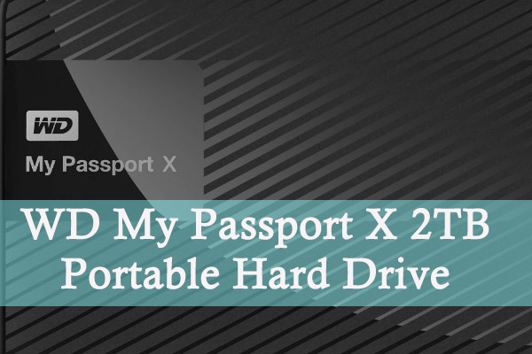 wd my passport x 2tb portable hard drive thumbnail