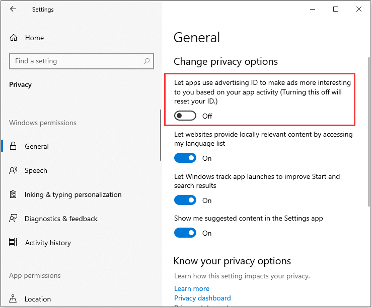 You Should Check the Windows 10 Privacy Settings Right Now - MiniTool