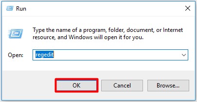open the Run window