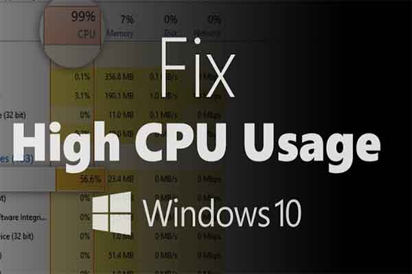 windows 10 update causes high cpu usage thumbnail