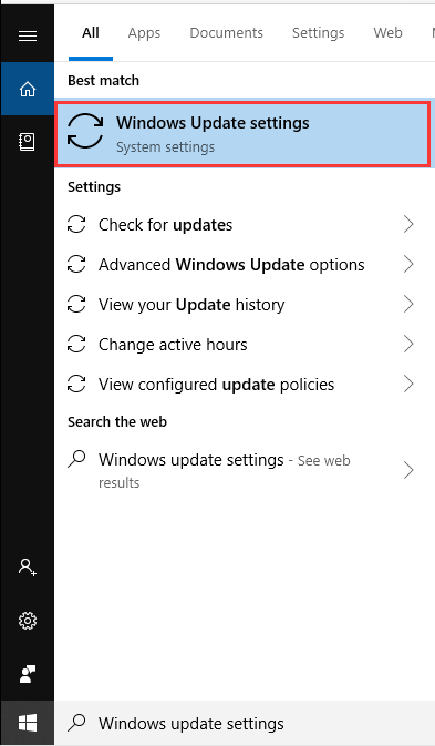 open Windows Update Settings