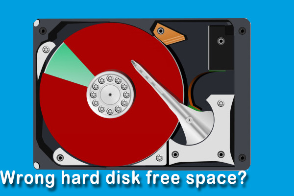 wrong hard disk free space thumbnail