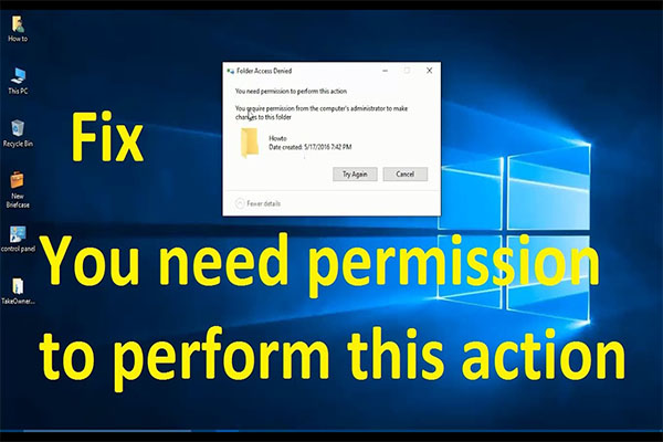 you need permission to perform this action