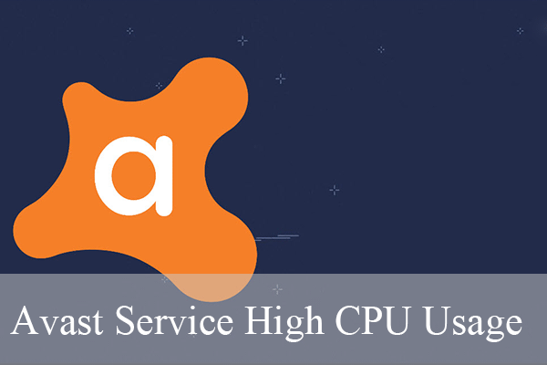 Avast service high CPU