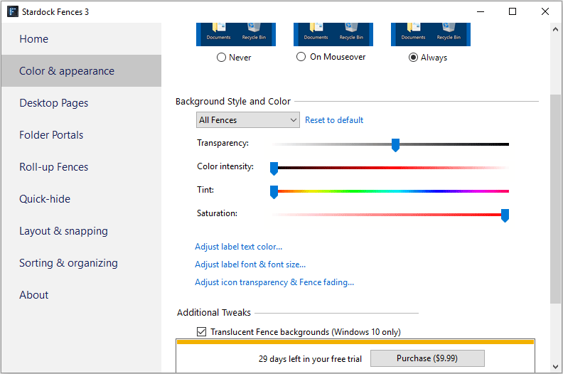 configure fences