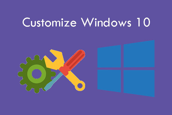 customize Windows 10