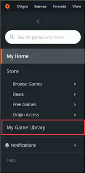 click My Game Library