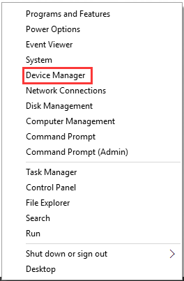  select Device Manager