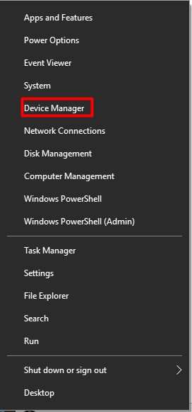 choose device manager