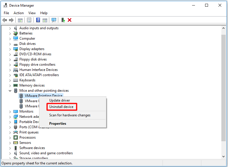 Uninstall Device