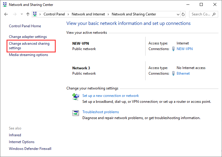 lan is not working