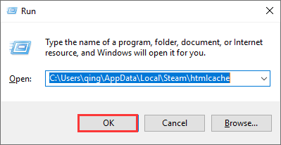 open the htmlcache folder