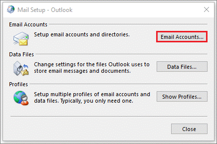 choose email accounts