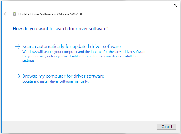 search for driver software