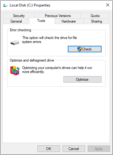 run Error checking