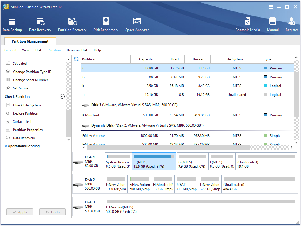 click Check File System