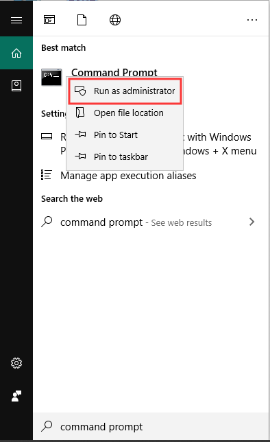 run command prompt an administrator