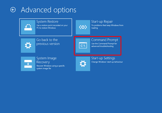 command prompt